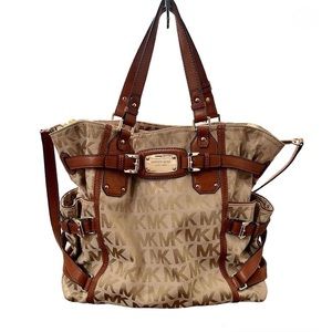Micheal Kors signature Gansevoort big canvas tote